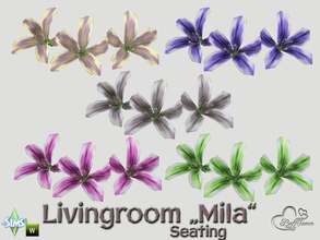 Sims 4 — Mila Living Orchid by BuffSumm — Part of the *Livingroom Mila*