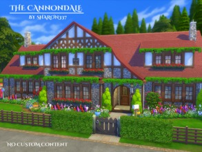 Sims 4 — The Cannondale by sharon337 — The Cannondale is a family home built on a 40 x 30 lot in Windenburg on The Summer