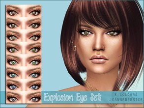 Sims 4 — Explosion Eyeset by joannebernice — Hey Simmers. Another eye set... If you hadn't guessed already eyes are my
