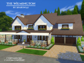 Sims 4 — The Wilmington by sharon337 — The Wilmington is a family home built on a 40 x 30 lot in Windenburg on The Summer