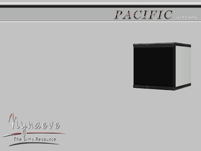 Sims 3 — Pacific Heights Kitchen Cabinet End (left) by NynaeveDesign — Pacific Heights Kitchen - Kitchen Cabinet End