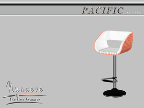 Sims 3 — Pacific Heights Bar Stool by NynaeveDesign — Pacific Heights Kitchen - Bar Stool Located in: Comfort -