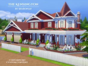 Sims 4 — The Kensington by sharon337 — The Kensington is a family home built on a 50 x 50 lot in Willow Creek on