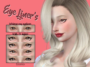 Sims 4 — Yume - Eyeliner N2 by Zauma — Hello! New eyeliner's for females, avaliable on 4 different styles. CAS thumbnail