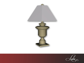 Sims 3 — Windsor Bedroom Table Lamp by Lulu265 — Part of the Windsor Bedroom Set Fully CAStable