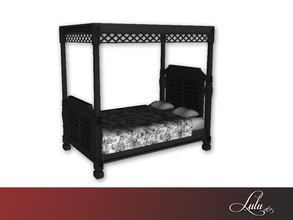 Sims 3 — Windsor Bedroom Double Bed by Lulu265 — Part of the Windsor Bedroom Set Fully CAStable