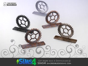 Sims 4 — Nothing to fear - gear sculpture by SIMcredible! — by SIMcredibledesigns.com available at TSR __________________