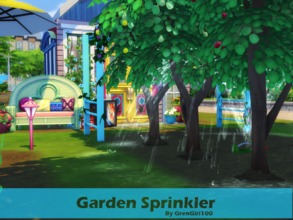 Sims 4 — Garden Sprinkler by Green_Girly1002 — Perfect for your green finger Sims, working sprinkler garden deco. Use