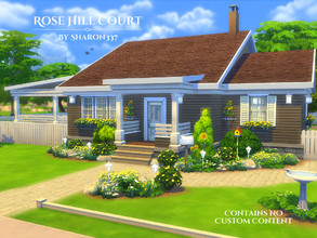 Sims 4 — Rose Hill Court by sharon337 — Rose Hill Court is a home built on a 40 x 30 lot in Newcrest on the Avarice Acres