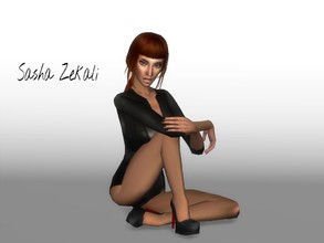 Sims 4 — Sasha Zekali by _Tea_ — Here is another sim! ^_^ Feel free to use her for pictures, for the game, etc :)
