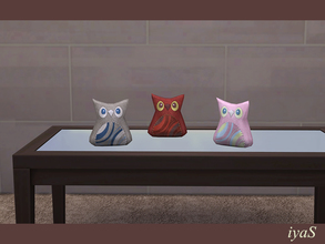 Sims 4 — Autumn Melody Owl by soloriya — Little cute owl, decorative toy for your kids. Part of Autumn Melody set. 3