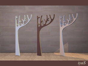 Sims 4 — Autumn Melody Tree v1 by soloriya — Decorative tree. Part of Autumn Melody set. 3 color variations. Category: