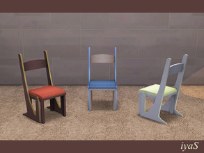 Sims 4 — Autumn Melody Chair by soloriya — Extraordinary curved chair. Part of Autumn Melodey set. 3 color variations.