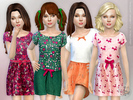 Sims 4 — Designer Dresses Collection P42 [NEEDS GET TOGETHER] by lillka — Designer Dresses Collection P42 New item / 4