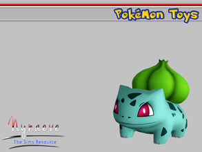 Sims 3 — Bulbasaur by NynaeveDesign — Pokemon Toys - Bulbasaur Located in: Kids - Miscellaneous Kids Price: 250 Tiles: