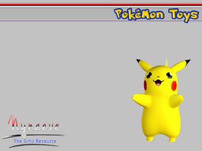 Sims 3 — Pikachu by NynaeveDesign — Pokemon Toys - Pikachu Located in: Kids - Miscellaneous Kids Price: 250 Tiles: