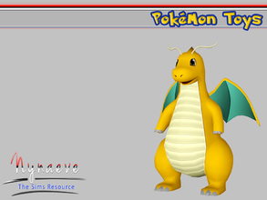 Sims 3 — Dragonite by NynaeveDesign — Pokemon Toys - Dragonite Located in: Kids - Miscellaneous Kids Price: 250 Tiles:
