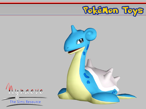 Sims 3 — Lapras by NynaeveDesign — Pokemon Toys - Lapras Located in: Kids - Miscellaneous Kids Price: 250 Tiles: 0.5x0.5