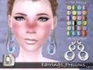 Sims 4 — [Ts4]Taty_Earrings_Precious by tatygagg — - Female - Human, Alien - Teen to Elder - Hq Compatible - New Mesh