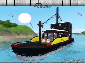 Sims 3 — Douro by srgmls23 — A boat inspired by the old ships that sailed up the River Douro, Where he is carrying the