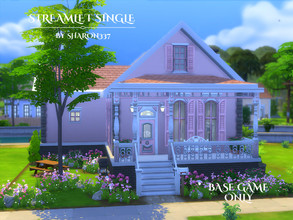 Sims 4 — Streamlet Single (Renovation) by sharon337 — This is a renovation of Streamlet Single found in Willow Creek.