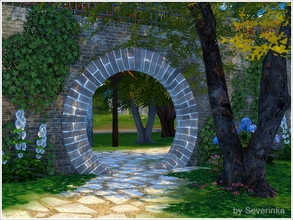 Sims 4 — Round arched door by Severinka_ — Round arched door 2 cell 4 colors Fixed door for 1.66 (Batuu) 29-oct-2020
