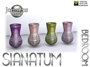 Sims 4 — sianatum bedroom vase by jomsims — sianatum bedroom vase