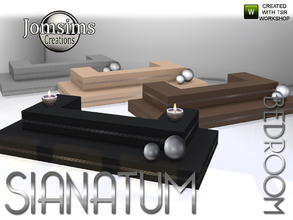 Sims 4 — sianatum part 2 bed by jomsims — sianatum part 2 bed. Misc deco