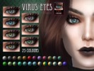 Sims 4 — Virus Eyes by RemusSirion — Virus eyes for The Sims 4 :) The preview picture was done with HQ ON - 25 colours in