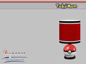Sims 3 — Pokemon Lamp by NynaeveDesign — Pokemon Bedroom - Pokemon Lamp Located in: Lighting - Table Lamps Price: 100