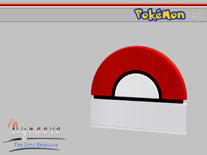 Sims 3 — Pokemon Headboard by NynaeveDesign — Pokemon Bedroom - Pokemon Headboard Located in: Decor - Miscellaneous
