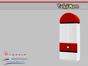 Sims 3 — Pokemon Dresser by NynaeveDesign — Pokemon Bedroom - Pokemon Dresser Located in: Storage - Dressers Price: 500