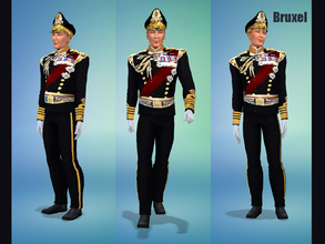 Sims 4 — Imperial King's Formal Wear - bruxel by Bruxel — I am new to custom content and always enjoyed having a royal