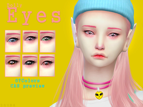 Sims 4 — Yume - Dolly Eyes by Zauma — Hello :) New eye color avaliable on 7 colors NON DEFAULT. Shows as costume makeup
