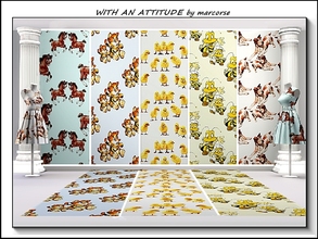Sims 3 — With an Attitude_marcorse by marcorse — Five selected children's patterns - with attitude. All are found in