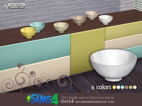 Sims 4 — Screaming retro - bowl by SIMcredible! — by SIMcredibledesigns.com available at TSR __________________ * 6