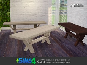Sims 4 — Screaming retro - dining table by SIMcredible! — by SIMcredibledesigns.com available at TSR __________________ *