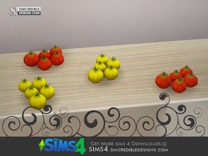 Sims 4 — Screaming retro - tomatoes by SIMcredible! — by SIMcredibledesigns.com available at TSR __________________ * 2
