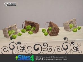 Sims 4 — Screaming retro - artichokes basket 2 by SIMcredible! — by SIMcredibledesigns.com available at TSR