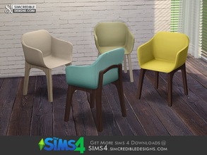 Sims 4 — Screaming retro - dining chair by SIMcredible! — by SIMcredibledesigns.com available at TSR __________________ *