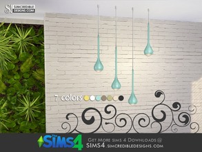 Sims 4 — Screaming retro - ceiling lamp by SIMcredible! — by SIMcredibledesigns.com available at TSR __________________ *