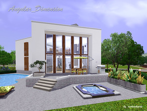 Sims 3 — Angular_Dimension by matomibotaki — Large, modern and luxury family home with lot fo space and unusual