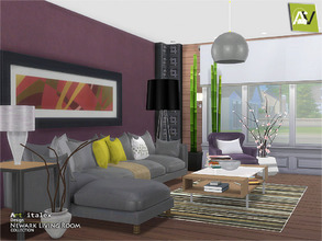 Sims 4 — Newark Living Room by ArtVitalex — - Newark Living Room - ArtVitalex@TSR, Oct 2016 - All objects three has a