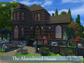 Sims 4 — The Abandoned House by Ineliz — The Abandoned House is a small gothic building that will offer your sims a dark