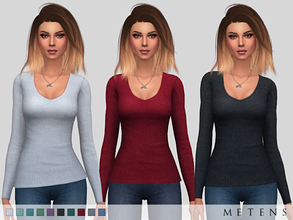 Sims 4 — Thornhill Top by Metens — Comes in 10 colours. I hope you like it! :) 