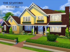 Sims 4 — The Stafford by sharon337 — The Stafford is a family home built on a 40 x 30 lot in Newcrest on the Avarice