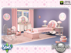Sims 3 — Belly lady bedroom by jomsims — Here, to continue with the Belly Lady collection. Room, Very gently, for this