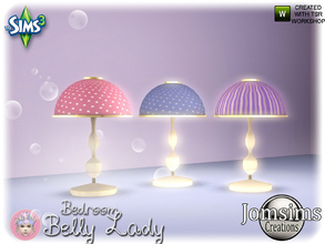 Sims 3 — belly lady table lamp by jomsims — belly lady table lamp