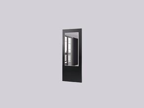 Sims 3 — Black White Bathroom - Mirror Wall by ung999 — Ung999 - Black White Bathroom - Wall Mirror @ TSR Recolorable