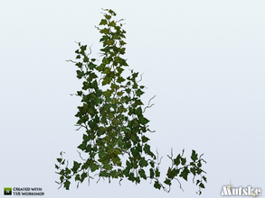 Sims 4 — Ivy Inner Corner 01  by Mutske — This plant is part of the The Wonders of Ivy set. Made by Mutske. 